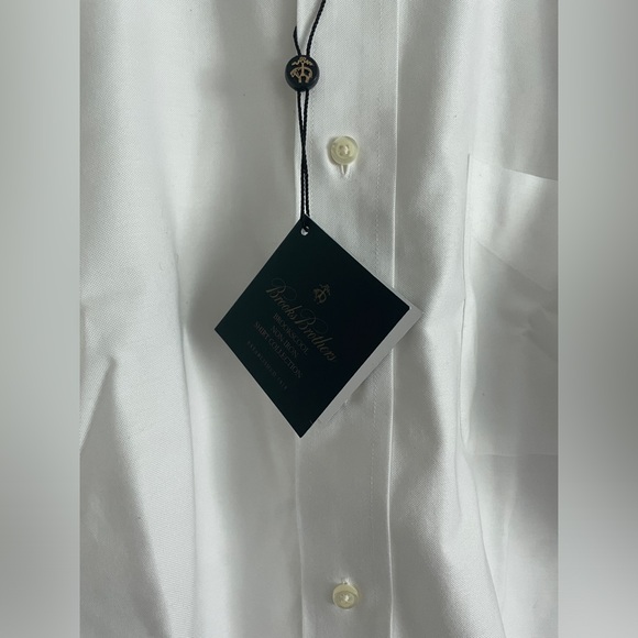 Brooks Brothers® Classic OCBD Oxford Button Down Dress Shirt - 17.5 / 35 XL - Picture 3 of 7